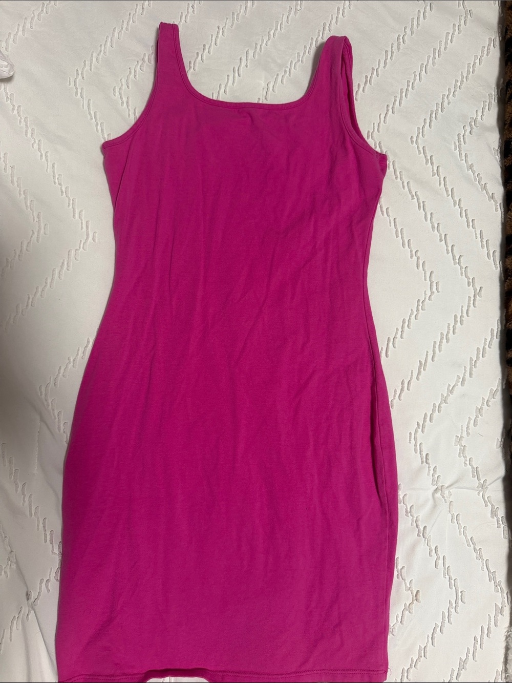 Target Hot Pink Tank Mini Dress - Picture 3 of 3